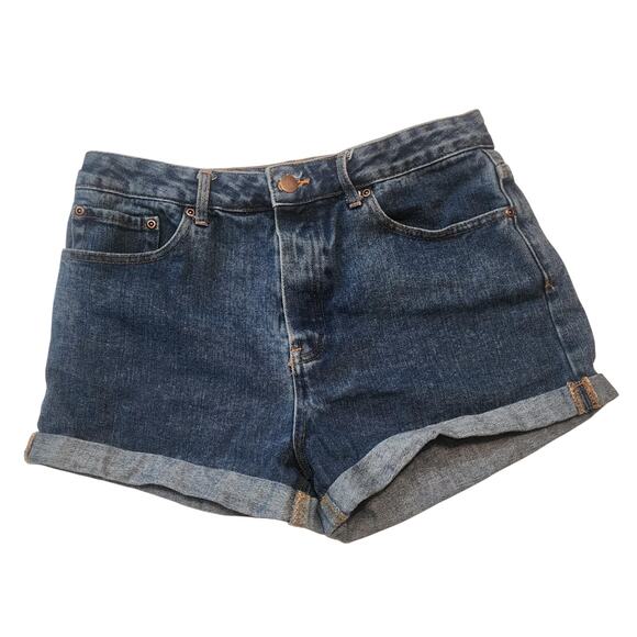 Forever 21 Button Fly Denim Shorts, Size 29, 2" inseam - Picture 1 of 6